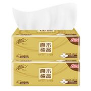 Breeze 清风 原木金装抽纸 M号 3层100抽*2包