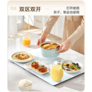 Midea 美的 折叠暖菜板 饭菜保温板热菜板 加热桌垫 纤薄机身折叠设计 暖奶温酒暖茶烘干解冻HBU6038FZ