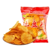 黔婆婆 贵州特产麻辣土豆薯片42g*10包＊3件