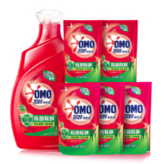 京东百亿补贴:奥妙（OMO）除菌除螨洗衣液 浓缩天然酵素 持久留香 家庭组套 洗衣液5.24kg