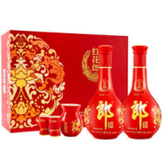 LANGJIU 郎酒 红花郎十双瓶礼盒 53度酱香型白酒 53度 500mL 2瓶 礼盒装