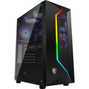 微星(MSI)玩派2 游戏办公主机atx中塔侧透机箱(240冷排位/RGB幻彩灯条/磁吸式防尘网/6个风扇位）