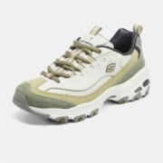 斯凯奇（Skechers）奶茶熊丨秋冬老爹鞋女子复古休闲鞋运动熊猫鞋旗舰官网 13167-NTOL 芝芝橄榄绿 38.5