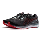 ASICS亚瑟士 男鞋宽楦旗舰跑鞋缓震透气 GEL-NIMBUS 23 (2E)【YH】 黑色/深灰色 39