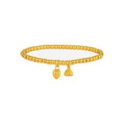 京东百亿补贴：中银金行 足金两世欢好运莲莲手串 约10g AB0007