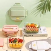 送餐具 梵施家品玻璃饭盒800ml