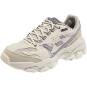 斯凯奇（Skechers）男鞋冬季休闲鞋户外运动鞋厚底增高老爹鞋子男复古熊猫鞋237121 浅灰色/LTGY 41.5