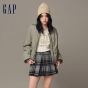 Gap 盖璞 女装冬2023保暖夹克853253轻量机车棉服外套