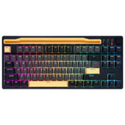 ROYAL KLUDGE H87 三模机械键盘 87键 拿铁轴 RGB