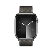 Apple/苹果 Watch Series 9 智能手表GPS+蜂窝款45毫米石墨色不锈钢表壳石墨色米兰尼斯表带 MRPQ3CH/A