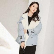 DUIBAI 对白 翻领短款羽绒服 BDY047H