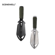 SCENEWELL 忻乐 多功能户外工兵铲 便携起钉器六角扳手 刻度尺开瓶器 特种钢 黑色