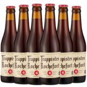 罗斯福（Rochefort）比利时进口啤酒 修道士精酿 精酿啤酒 6号啤酒组合 330ml*6瓶
