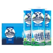 澳洲Devondale德运全脂纯牛奶1L*10盒整箱原装进口学生儿童早餐奶
