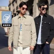 Cabbeen 卡宾 男装90白鸭绒羽绒服23秋冬LOGO刺绣外套