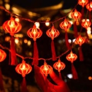 可用签到红包 2024春节装饰氛围灯led2米10灯