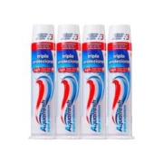 Aquafresh 艾科弗 按压式三色牙膏 100ml*4