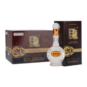 白云边 二十年陈酿 浓酱兼香型白酒 45度 450ml*6瓶 整箱装（含礼品袋）