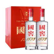 88VIP会员：国窖1573 乾坤酒堡 52%vol 浓香型白酒 500ml*2瓶 双支装