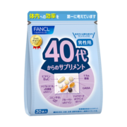 芳珂FANCL 男士复合维生素 男性40+综合营养包 30日量 VBVC矿物质 辅酶Q10叶黄素 玛卡锌 免疫力 海外进口