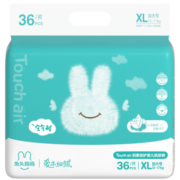 兔头妈妈Touch air超薄纸尿裤XL36片(12-17kg)宝宝尿片轻薄透气屁屁不闷