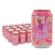 冰峰 白桃味汽水 碳酸饮料330ml*24罐整箱装