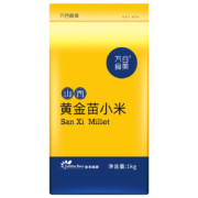 plus会员:万谷食美 甄选黄小米 1kg+凑单品