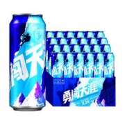 SNOWBEER 雪花 啤酒勇闯天涯8度500ML*24听新鲜拉格啤酒整箱