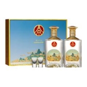 五粮生态酿酒江山礼盒52度500ml*2瓶