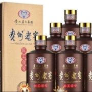 京东百亿补贴：茅台集团 贵州老窖匠工壹号 53度柔和酱香型白酒 500mL 6瓶 +3支礼袋