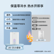苏泊尔（SUPOR）小厨宝家用厨房1650W速热储水式电热水器大容量6.8L储水热水器一级能效E06-UK05
