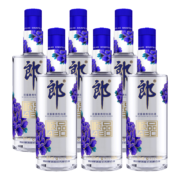 LANGJIU 郎酒 顺品郎480蓝款45度兼香型光瓶白酒 480mL 6瓶