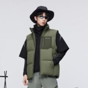 BOSIDENG 波司登 2023年新款轻薄宽松立领男式短款羽绒马甲羽绒服