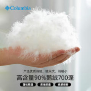 哥伦比亚 户外女奥米金点热能90%鹅绒700蓬羽绒服WR7788