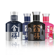 舍得 致敬大师和小米兰 52度 浓香型白酒 100ml*4瓶