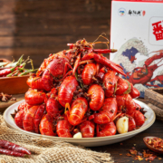 鄱阳湖麻辣小龙虾整虾新虾冷冻熟食盒装非小龙虾尾700g