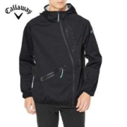 Callaway 卡拉威 男士防风防水连帽斜拉链休闲夹克外套 C22215104