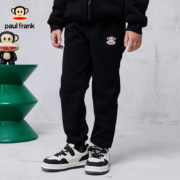 Paul Frank 大嘴猴 儿童裤子 2023加绒卫裤 宽松运动