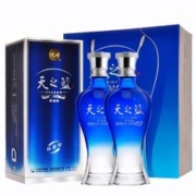 YANGHE 洋河 蓝色经典天之蓝52度375ml 480ml 520ml*2双瓶装 浓香型白酒
