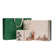 plus会员:茗门天赐茶叶 新茶明前绿茶特级龙井礼盒装 200g