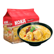 plus会员:KOKA 可口方便面 鸡汤味快熟泡面 85g*5 新加坡进口 3件