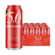 5.0 ORIGINAL 德国5,0窖藏原装进口啤酒精酿黄啤整箱礼盒500ml*24听