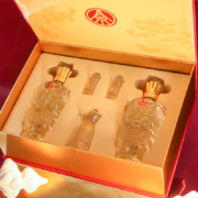 五粮液股份出品喜福盛世52度浓香型高度白酒500ml*2瓶礼盒装