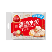 百亿补贴:三全灌汤系列 三鲜口味饺子1kg约54只＊3件