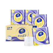 plus会员、概率券：维达（Vinda）卷纸棉韧奢柔150节16卷 羊绒感纸巾
