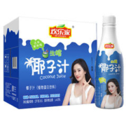 HUANLEJIA 欢乐家 植物蛋白饮料生榨椰子汁1kg*6瓶椰汁