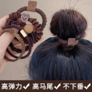 萌物优品 皮筋女扎头发绳2023高端发圈