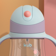 可优比(KUB) 学饮杯婴儿吸管杯儿童防摔水杯幼儿园卡罗蓝240ml