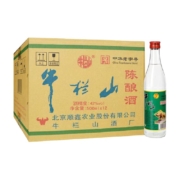 88VIP：牛栏山 白牛二陈酿 42度 浓香型白酒 500ml*12瓶