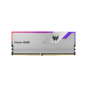 宏碁掠夺者（PREDATOR）32G(16G×2)套装 DDR5 6600频率 台式机内存条 Vesta II 炫光星舰RGB灯条(C34)星光银